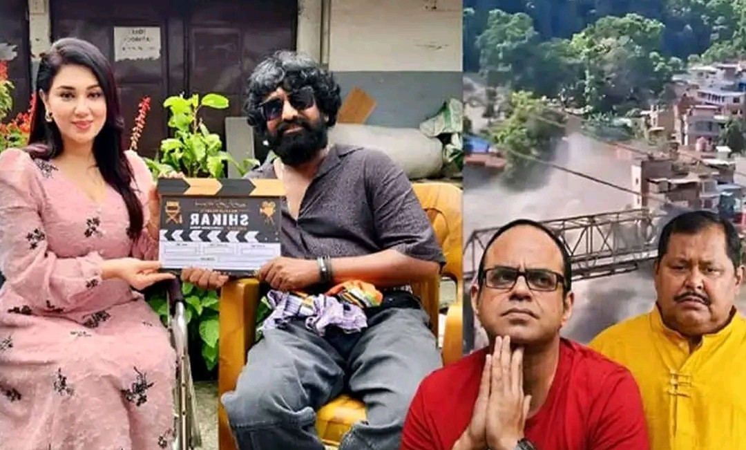 শুটিং করতে গিয়ে নেপালে আটকা পড়লেন তারকারা