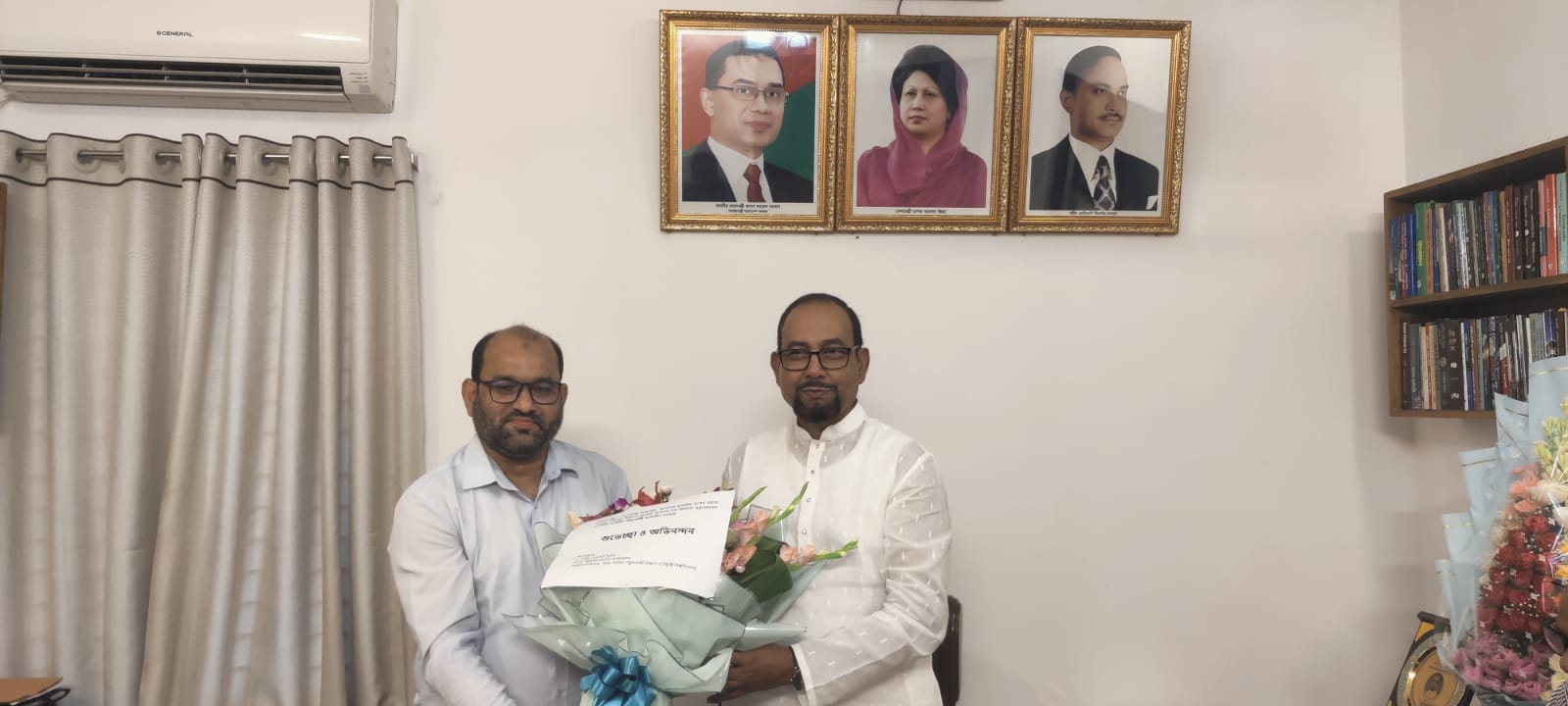 পবিপ্রবি জিয়া পরিষদের সম্পাদকের অভিনন্দন রফিকুল ইসলাম জামালকে